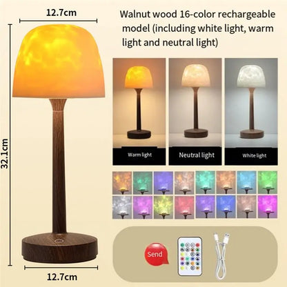 B50C RGB Floor Lamp Color Changing LED Corner Lamp 16 Colors Dimmable Ambient Light Water Ripple Projection Lamp Remote Control Romantic Mood Lighting Bedroom Living Room Home Decor Standing Light Modern Luxury Atmosphere Lamp Indoor Decoration Wholesale