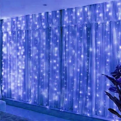 3M 6M LED Curtain String Lights USB Fairy Lights Remote Control Festoon Garland Wedding Christmas Decoration Bedroom Living Room Home Decor Party Festival Wall Window Lighting Warm White Decorative Indoor Lighting Wholesale