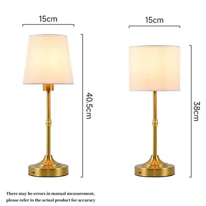 Cordless Table Lamp Rechargeable Battery LED Lamp 3 Level Dimmable Fabric Touch Bedside Light Bedroom Living Room Desk Nightstand Lamp Wireless Portable Reading Light Home Decor Ambient Lighting Modern Minimalist Indoor Lamp Wholesale