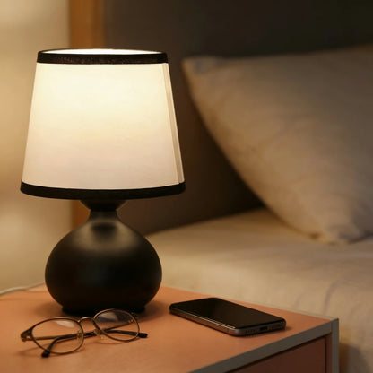 Small Medium Bedside Table Lamp LED Night Light Bedroom Living Room Study Room Dormitory Desk Lamp Reading Light Nightstand Lamp Home Decor Modern Minimalist Indoor Lighting Portable Table Light Office Student Room Decorative Lamp Wholesale