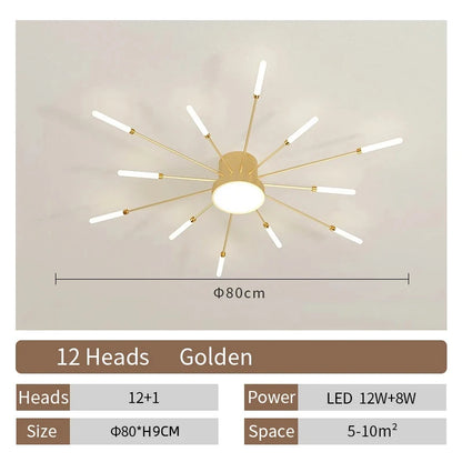 Creative Fan Shaped LED Ceiling Lamp Modern Ceiling Light Pendant Chandelier Living Room Dining Room Bedroom Kids Room Home Decor Indoor Lighting Minimalist Designer Ceiling Fixture Contemporary Hanging Lamp Luxury Wholesale
