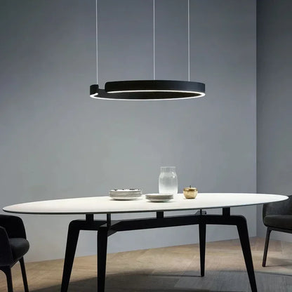 Nordic Designer Pendant Light Round LED Chandelier Modern Hanging Lamp Dining Room Bedroom Living Room Kitchen Restaurant Bar Ceiling Light Luxury Home Decor Indoor Lighting Minimalist Scandinavian Decorative Fixture Hotel Villa Wholesale