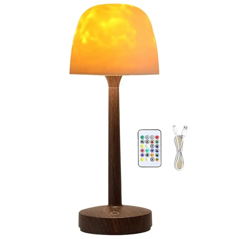 B50C RGB Floor Lamp Color Changing LED Corner Lamp 16 Colors Dimmable Ambient Light Water Ripple Projection Lamp Remote Control Romantic Mood Lighting Bedroom Living Room Home Decor Standing Light Modern Luxury Atmosphere Lamp Indoor Decoration Wholesale