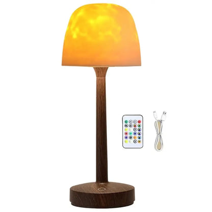 B50C RGB Floor Lamp Color Changing LED Corner Lamp 16 Colors Dimmable Ambient Light Water Ripple Projection Lamp Remote Control Romantic Mood Lighting Bedroom Living Room Home Decor Standing Light Modern Luxury Atmosphere Lamp Indoor Decoration Wholesale