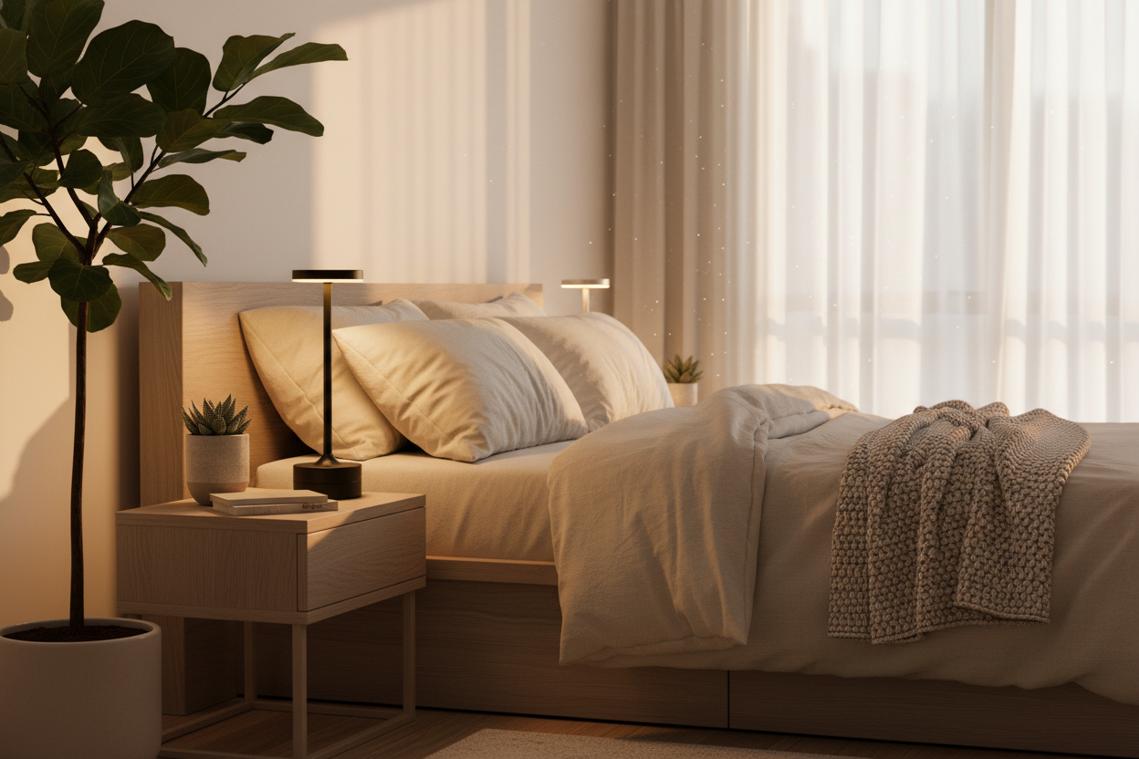 LED Touch Sensor Bedside Lamp